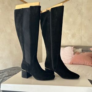 NEW!!!  Black boots.  Never worn!!! Size 9.